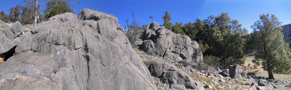 Limestone above cave
